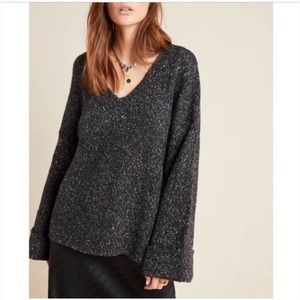 Anthropologie Maggie Bell Sleeve Sweater